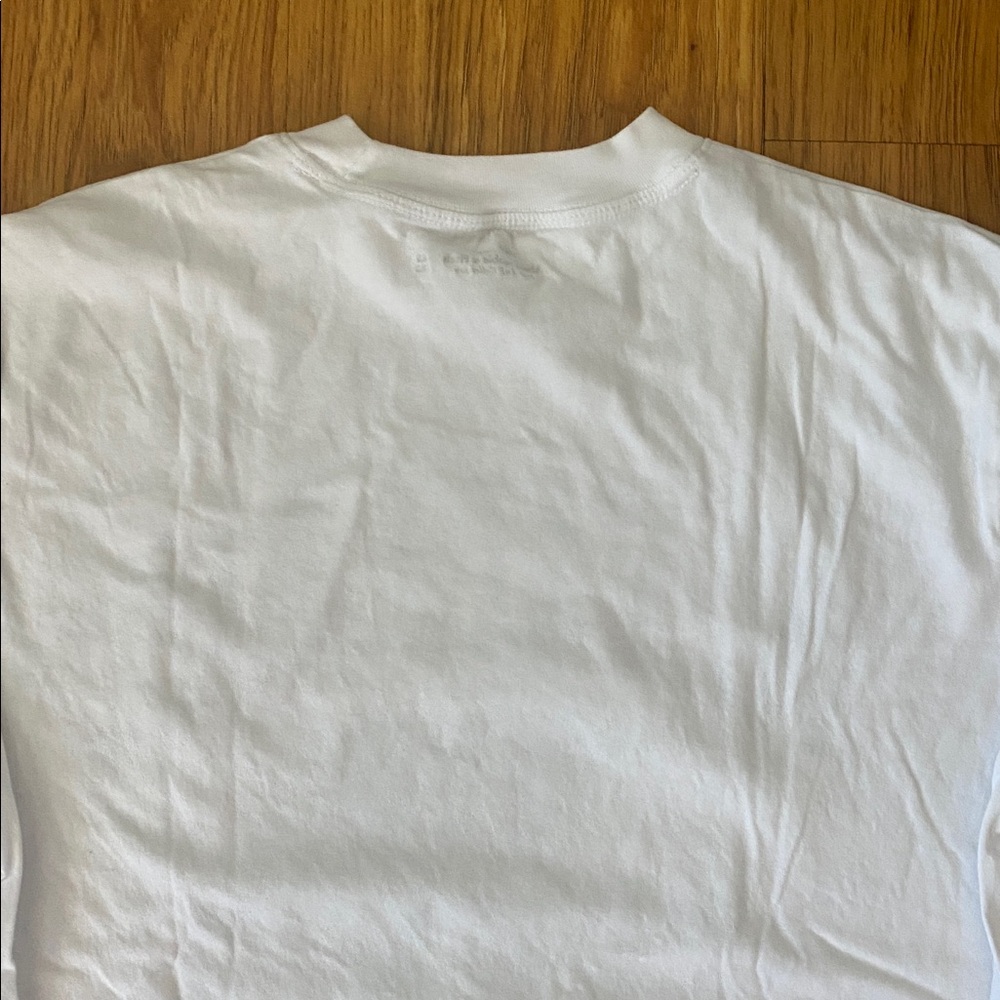 Abercrombie & Fitch W. Village Tennis White Cotton T-Shirt - Picture 6 of 8